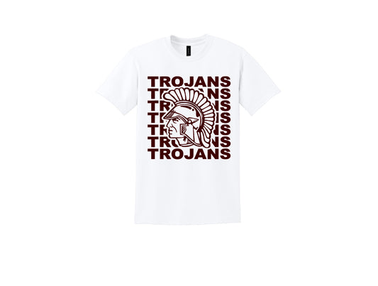 OKJENKS-G800-Black Trojans-01, Gildan Dry Blend® 50 Cotton/50 Poly T-Shirt